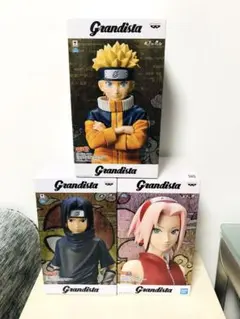 NARUTO グランディスタ　うずまきナルト　サスケ　サクラフィギュア