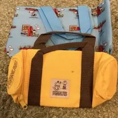 スヌーピー 保冷バッグとペットボトルケースのセット