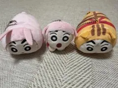 クレヨンしんちゃん 猫 うさぎ ぬいぐるみ キーホルダー 3種セット♡【美品】