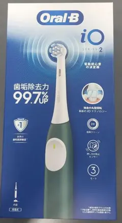 【新品未使用】Oral-B iO Series 2 電動歯ブラシ本体　グリーン