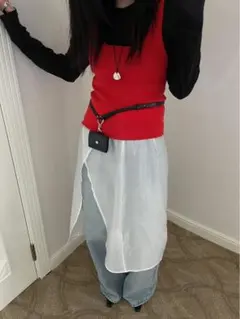 シンプルミディスカート