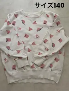 GU カービィ プリント トレーナー　裏起毛