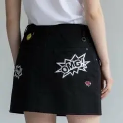 パーリーゲイツ/スポーツウェア/スカート/ダンボールニット/スエット/バックロゴ