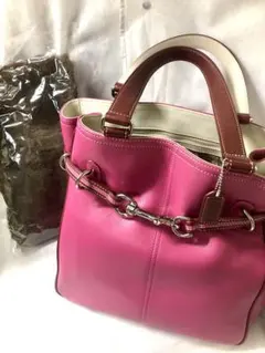 超‼︎目玉商品・大人可愛いコーチバッグ&KBFティペットセット美品お値下げしました