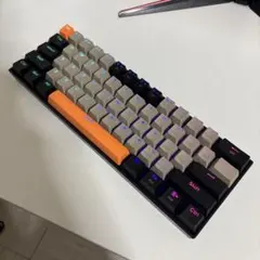 メカニカルゲーミングキーボード　ワイヤレス茶軸