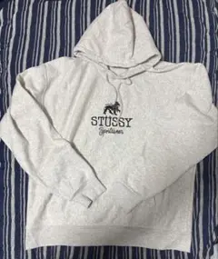 XXL【美品】STÜSSY グレー パーカー