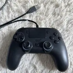 PS4/PC用　ゲーミングコントローラー（ブラック）