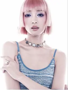 CHANEL ラメ　キャミソール ブルー 36 ココビーチXG ジュリンのサムネイル
