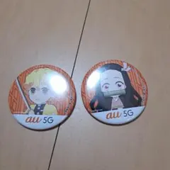 鬼滅の刃　缶バッチ　 善逸・禰豆子