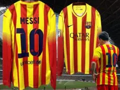 【メッシ#10】バルセロナ アウェイ ユニフォーム 14/15 Mサイズ