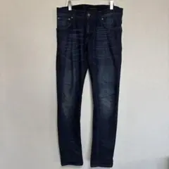 ヌーディージーンズ nudie jeansダークブルー デニムパンツ
