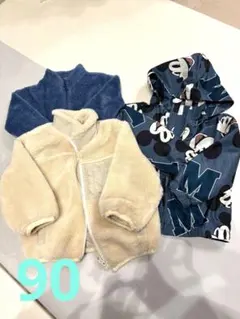 プティマイン　H&M ユニクロ　アウター90サイズ　3着まとめ売り