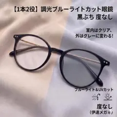 調光サングラス ボストン UVカット ブルーライトカット 自転車 ドライブ 室内のサムネイル
