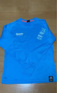 【サイズＯ】Spazio 青 ロングスリーブ Tシャツ