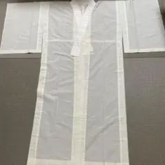 長襦袢 白 無地 単衣仕立て　夏用　半衿、衣紋抜き付きのサムネイル