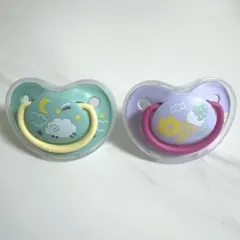 Pigeon おしゃぶり M 2点セットフタ付き