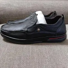 新品 ビロシー ドライビングシューズ 24.5 39 ローファー 黒 歩きやすいのサムネイル