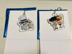 名探偵コナンカフェ　アクリルキーホルダー　工藤新一　怪盗キッド