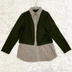 重ね着風 シャツ