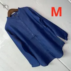 バンドカラーシャツ 長袖 シャツ