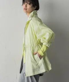 MAYSON GREY 花粉ガード配色ジップスタンドブルゾン≪手洗い可能≫ M