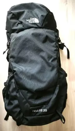1回使用】ノースフェイス TELLUS 35 L 黒リュック 登山レインカバー付
