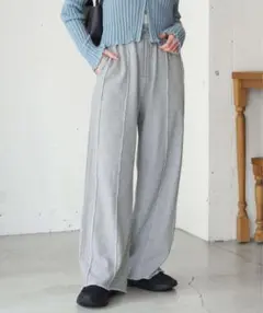 【タグ付き未使用】tiptop リメイク加工スウェットパンツ