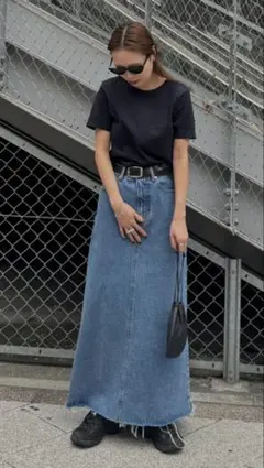 OUTDOORPRODUCTS デニムスカート　Sのサムネイル