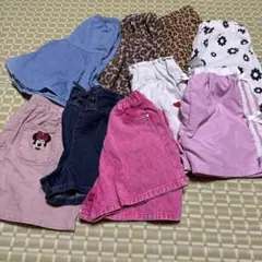 130.140センチショートパンツまとめ売り9点
