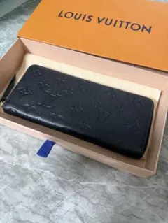 ルイヴィトン モノグラム アンプラント クレマンス 黒 ノワール 長財布