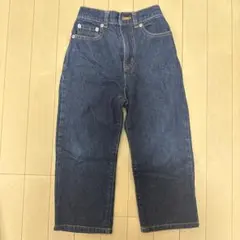 ストレートカットデニムパンツ 110-120cm