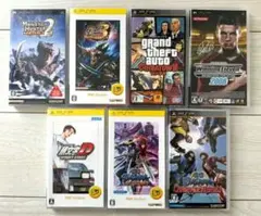 [SONY] PSP UMD ソフト 7本まとめ売り