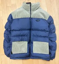 美品✨adidas ダウンジャケット 大きいサイズ トレフォイル 2XL