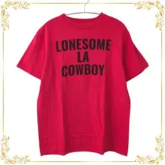 United Athle LONESOME LA COWBOY Tシャツ レッド
