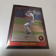 Hideo Nomo 2003 Foil Sign BOWMAN CHROME WBC Dodgers