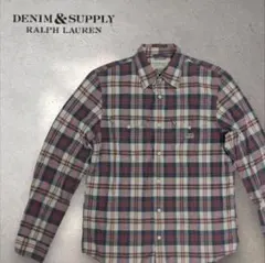 DENIM & SUPPLY RALPH LAURENラルフ長袖チェックシャツM