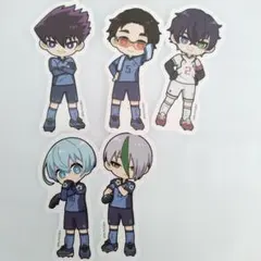 ブルーロック　ダイカットステッカー　5点