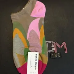 新品BonneMaisonボンヌメゾンフラワー柄レディースソックスのサムネイル