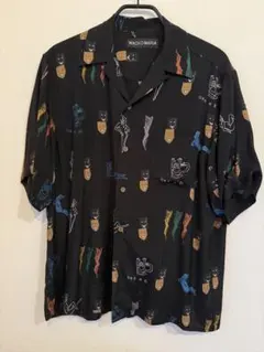 26SS WACKO MARIA 半袖シャツ ブラック M アロハのサムネイル