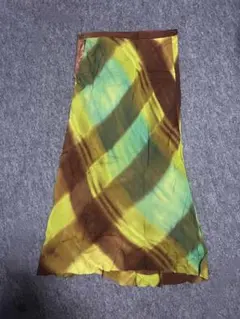 Blue Les Copains ブルーレコパンロングスカート サイズ40