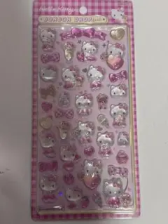 サンリオボンボンドロップシール　キティピンク　正規品
