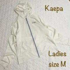 Kaepa UVカットパーカー M 白 薄手メッシュ ジップパーカー レディースのサムネイル