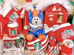 スターバックス ぬいぐるみ ベアリスタ 2024 ホリデー - メルカリ