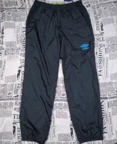 umbro ピステパンツ ウインドブレーカー ブラック/ピンク O