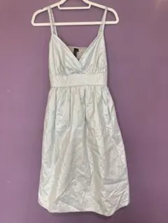 TOPSHOP キャミワンピース メタリックシルバー サイズ12のサムネイル