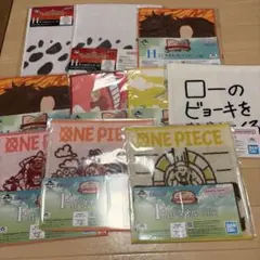 ワンピース　一番くじ　ハンドタオル１０枚セット