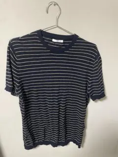ZARA ボーダーTシャツ ネイビー Mサイズ GUボーダーTシャツ 2点セット