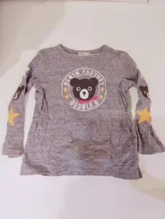 DOUBLE.B 長袖カットソー 100cm グレー