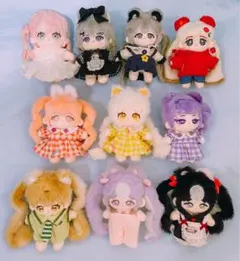 無属性ぬいぐるみ 10cm 10体セット まとめ 本体＆洋服