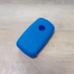 ★訳あり★VW シリコン キーカバー ケース 【青・ブルー】